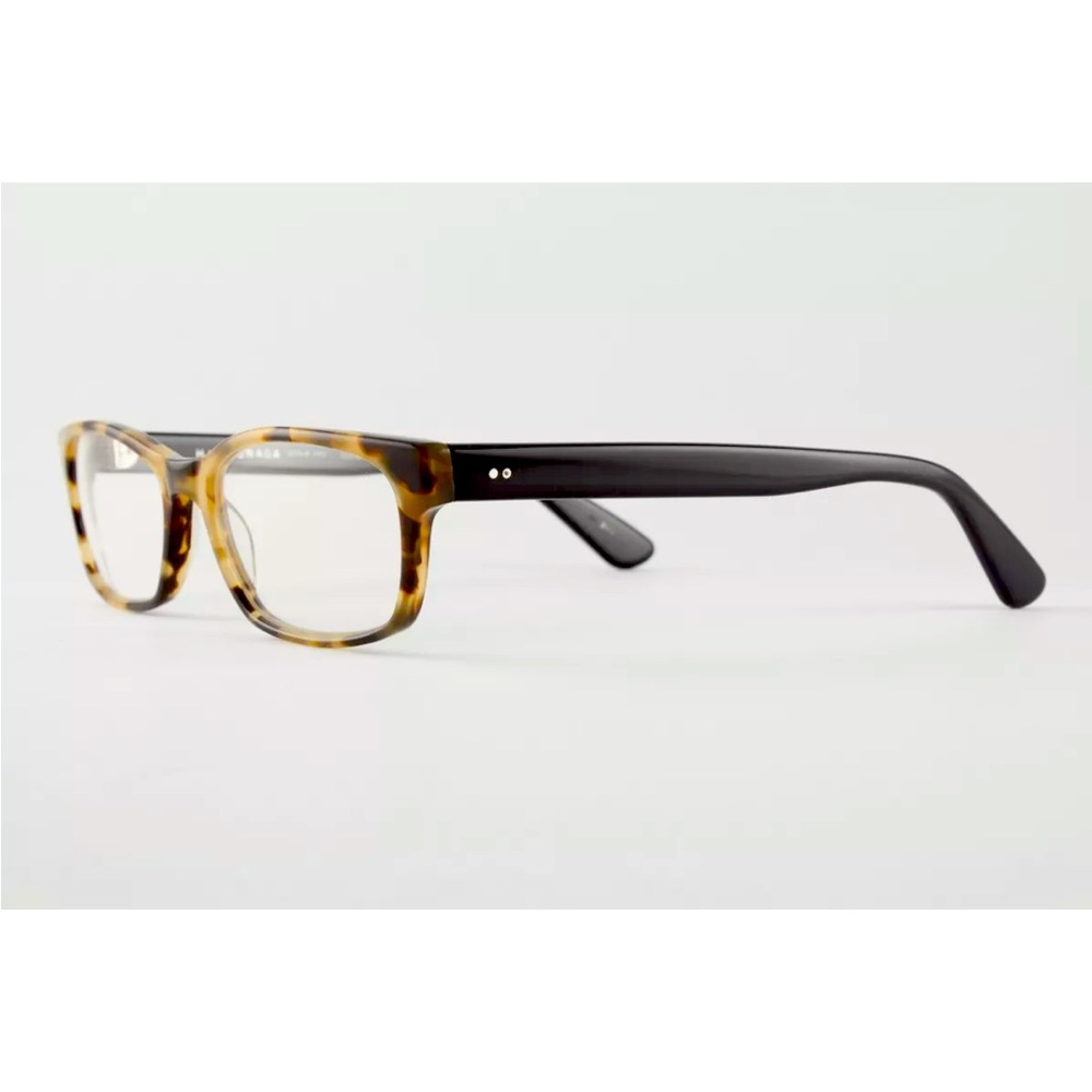 Rare Authentic Handcrafted Masunaga 017 52mm Tortoise Black Frame Eyeglasses